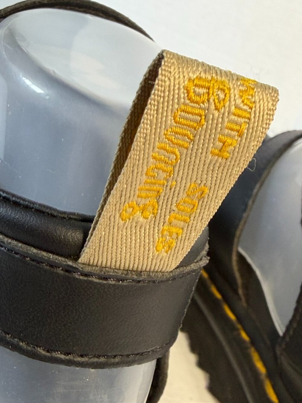 Dr. Martens L-7 Black leather sandals - Picture 16 of 16